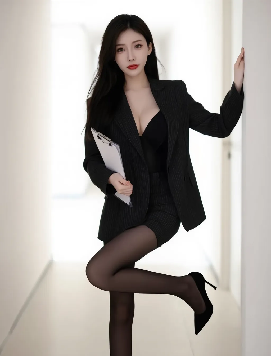 女秘书黑丝大长腿漂亮