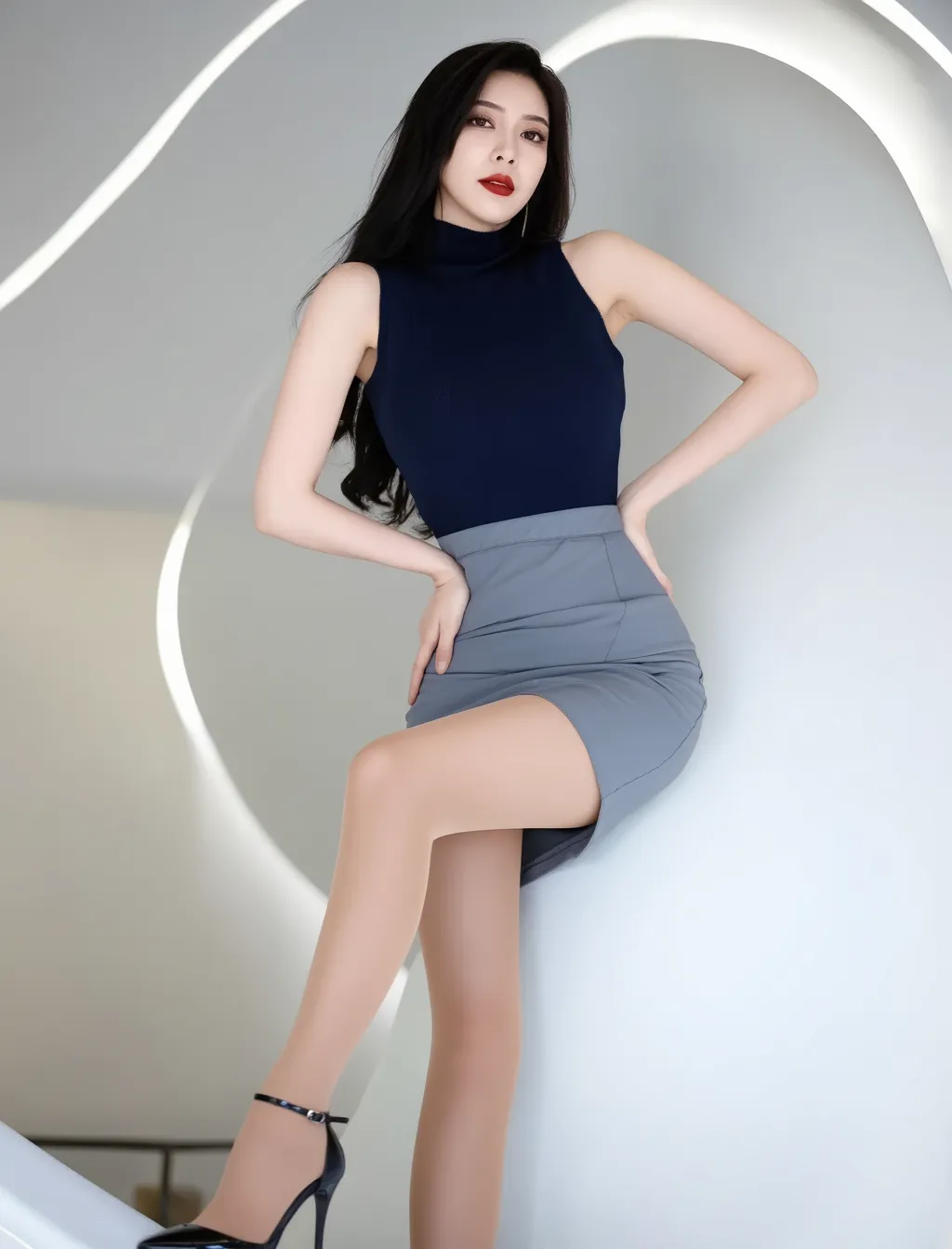 女秘书黑丝大长腿漂亮