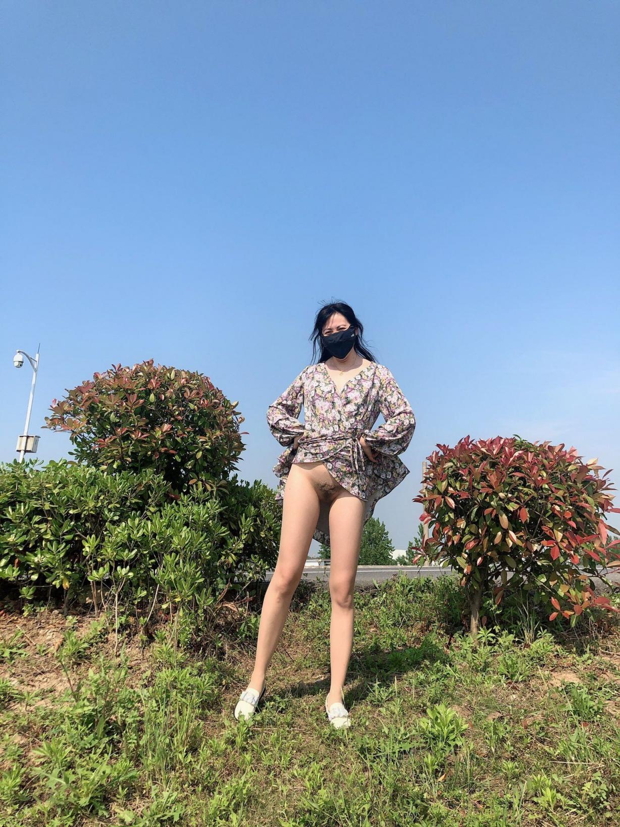 搜集的妹子图片-露出