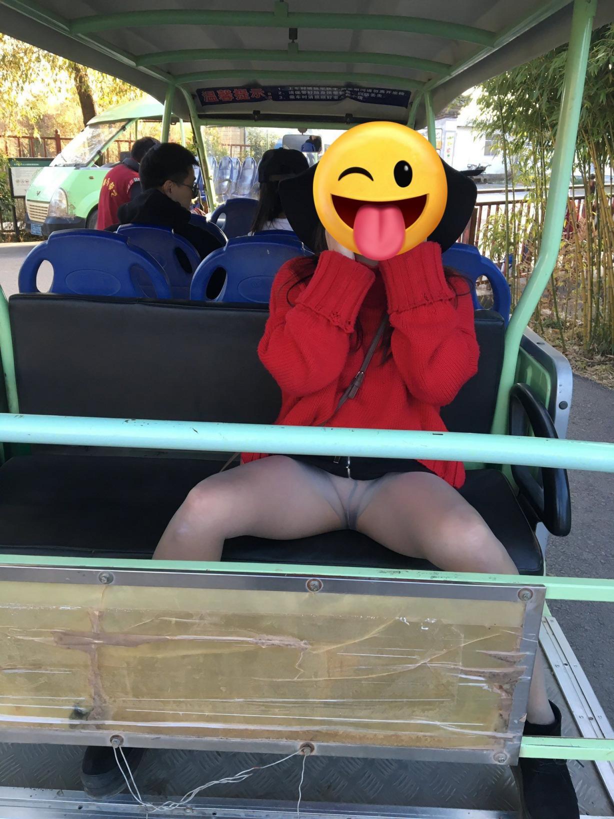 搜集的妹子图片-露出