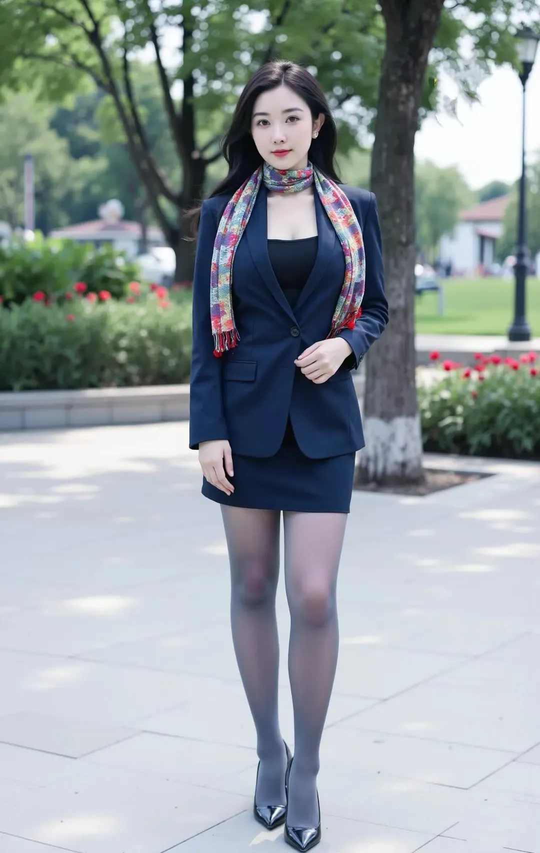 超有味道的黑丝秘书