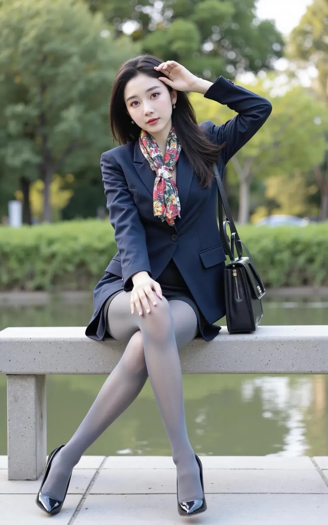 超有味道的黑丝秘书