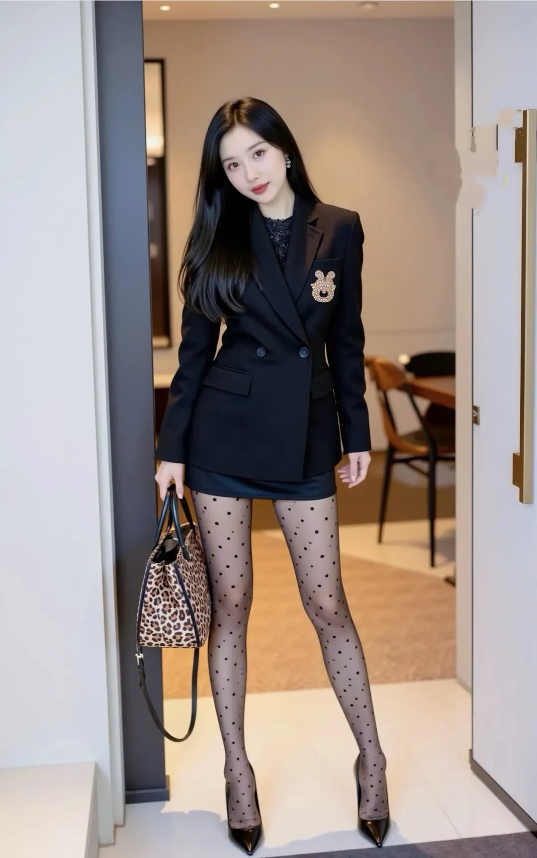 超有味道的黑丝秘书