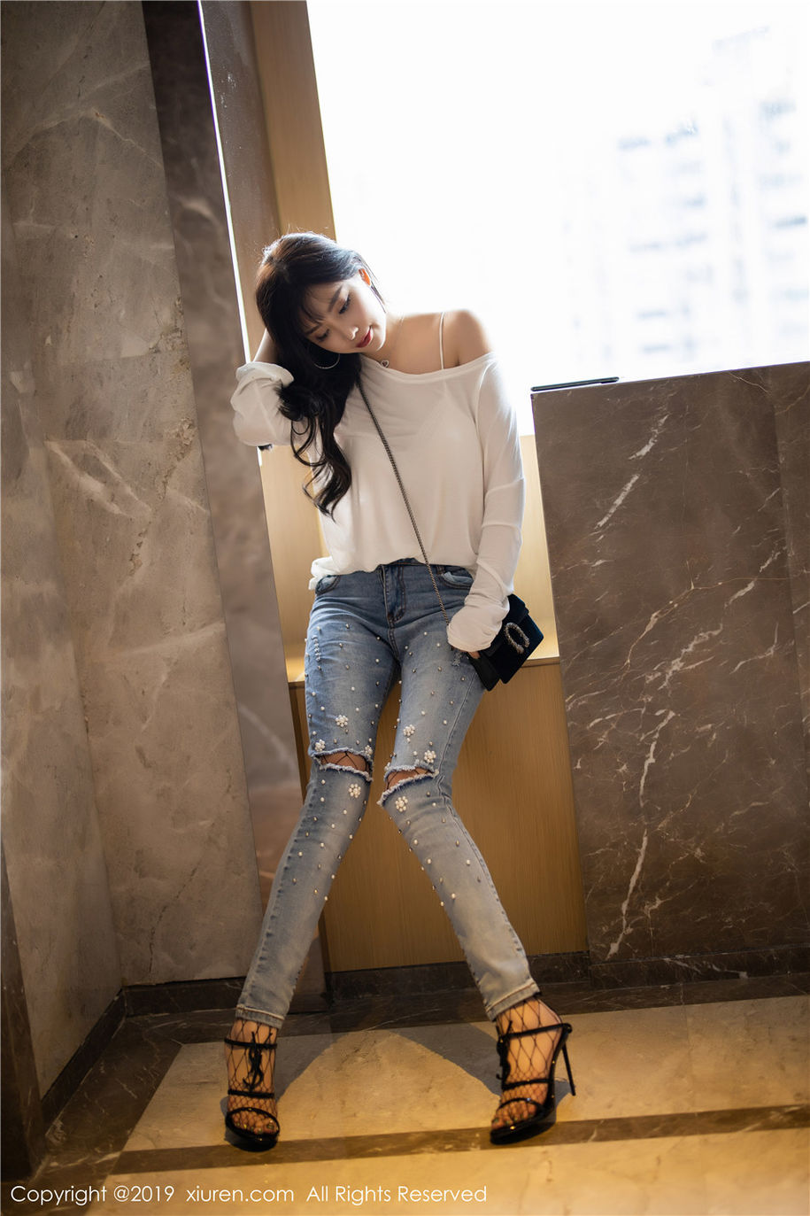 杨晨晨小甜心性感不羁风情写真