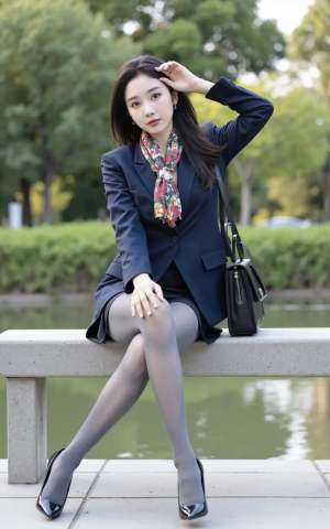 超有味道的黑丝秘书