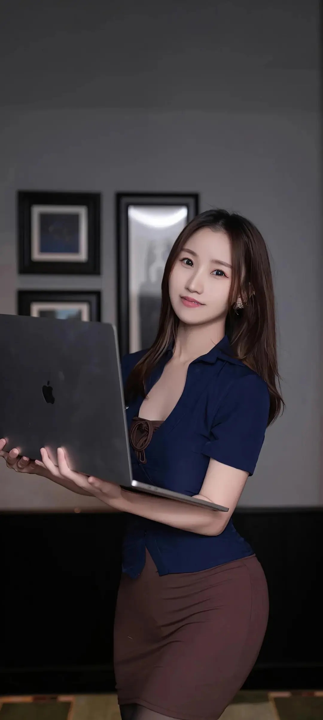 美女包臀裙，曲线真诱人