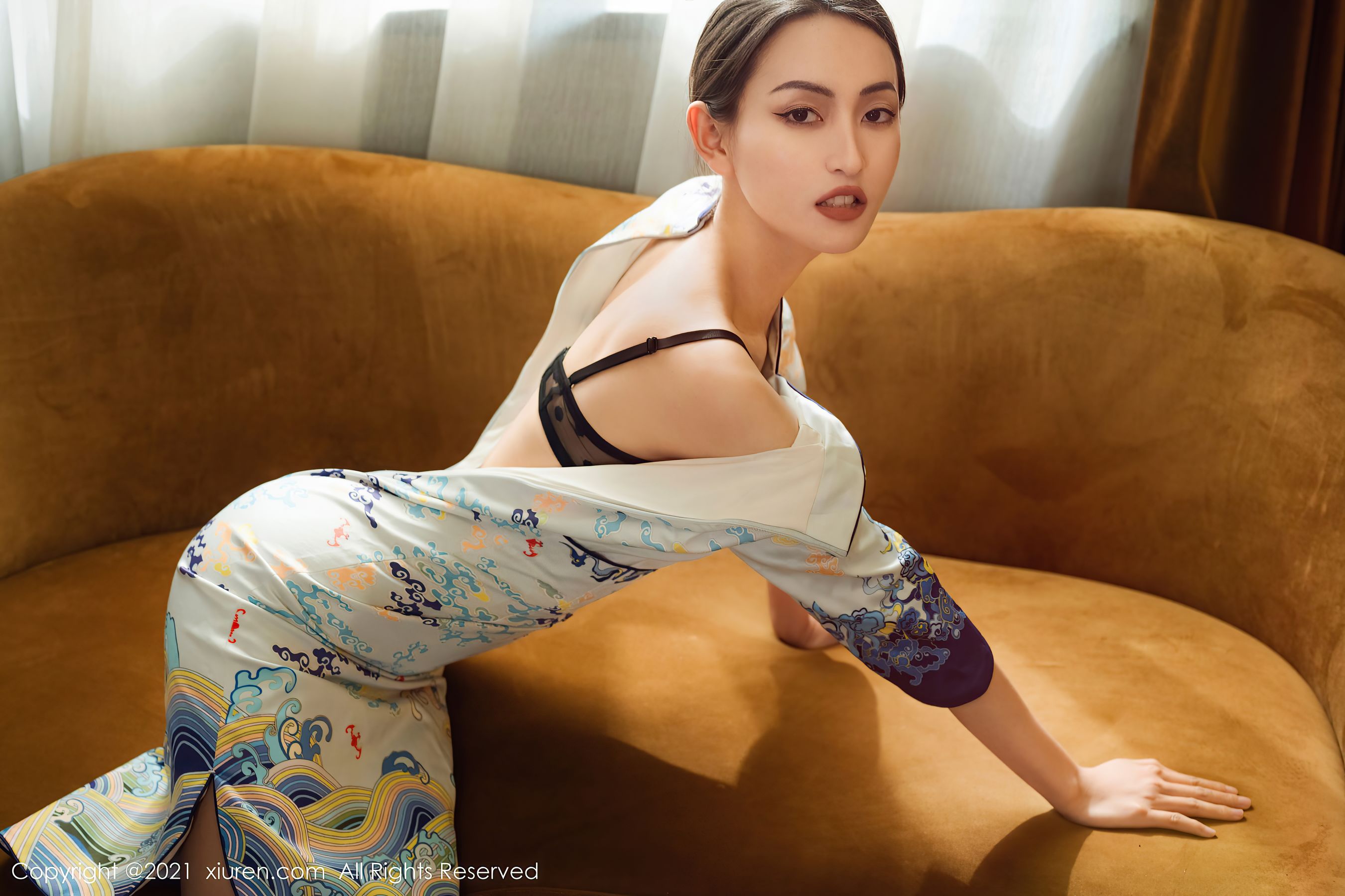 陈舒羽旗袍御姐美女翘臀后入诱惑