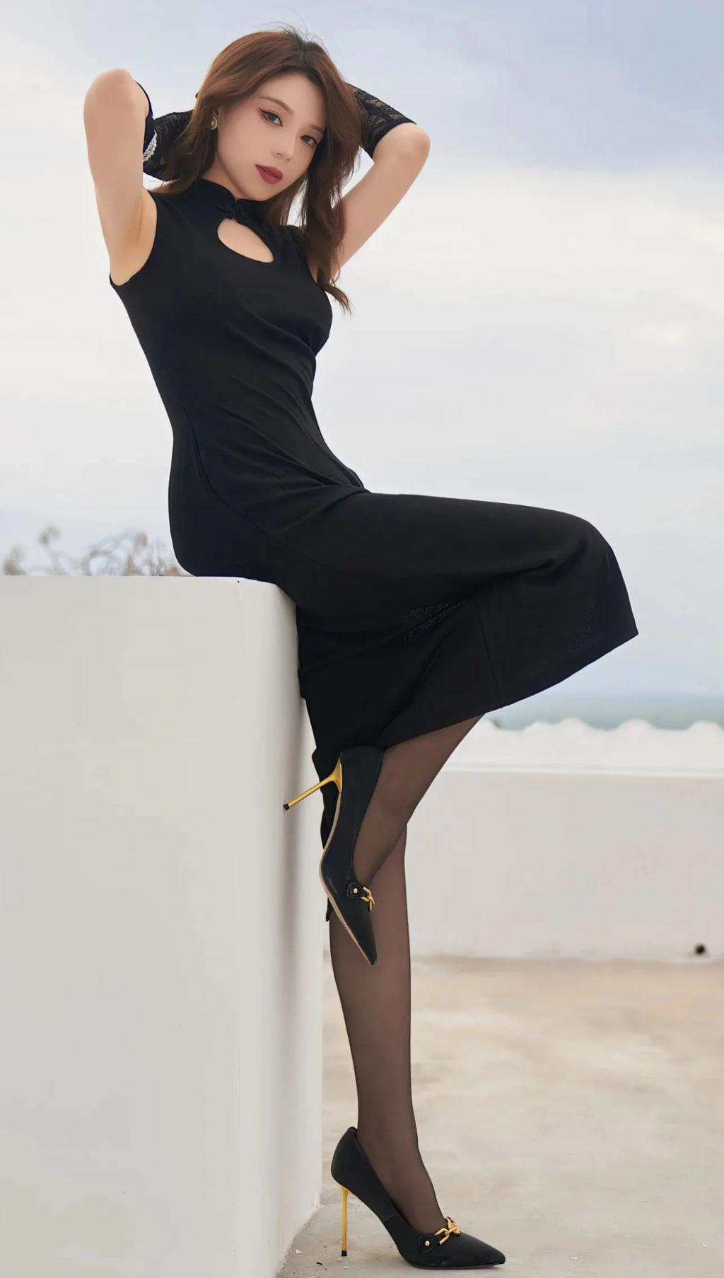 满屏大长腿，纤细柔美真好看