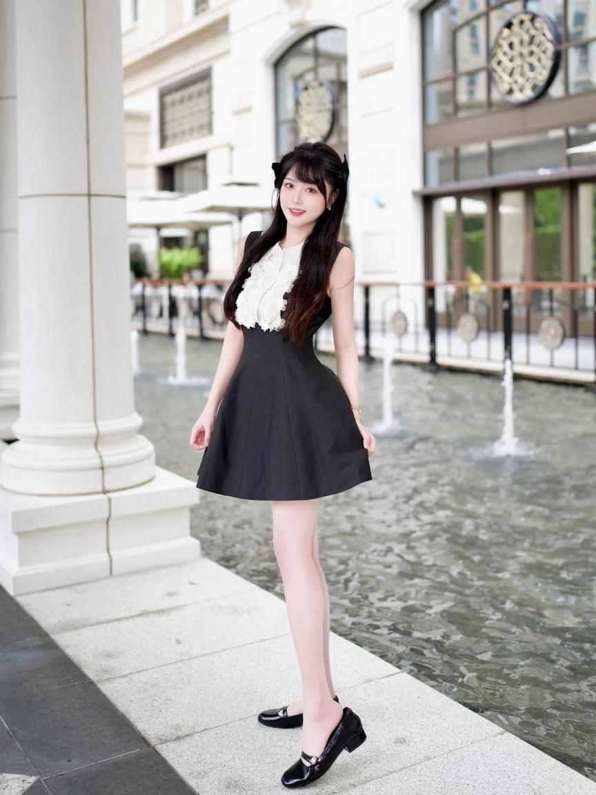 满屏大长腿，纤细柔美真好看