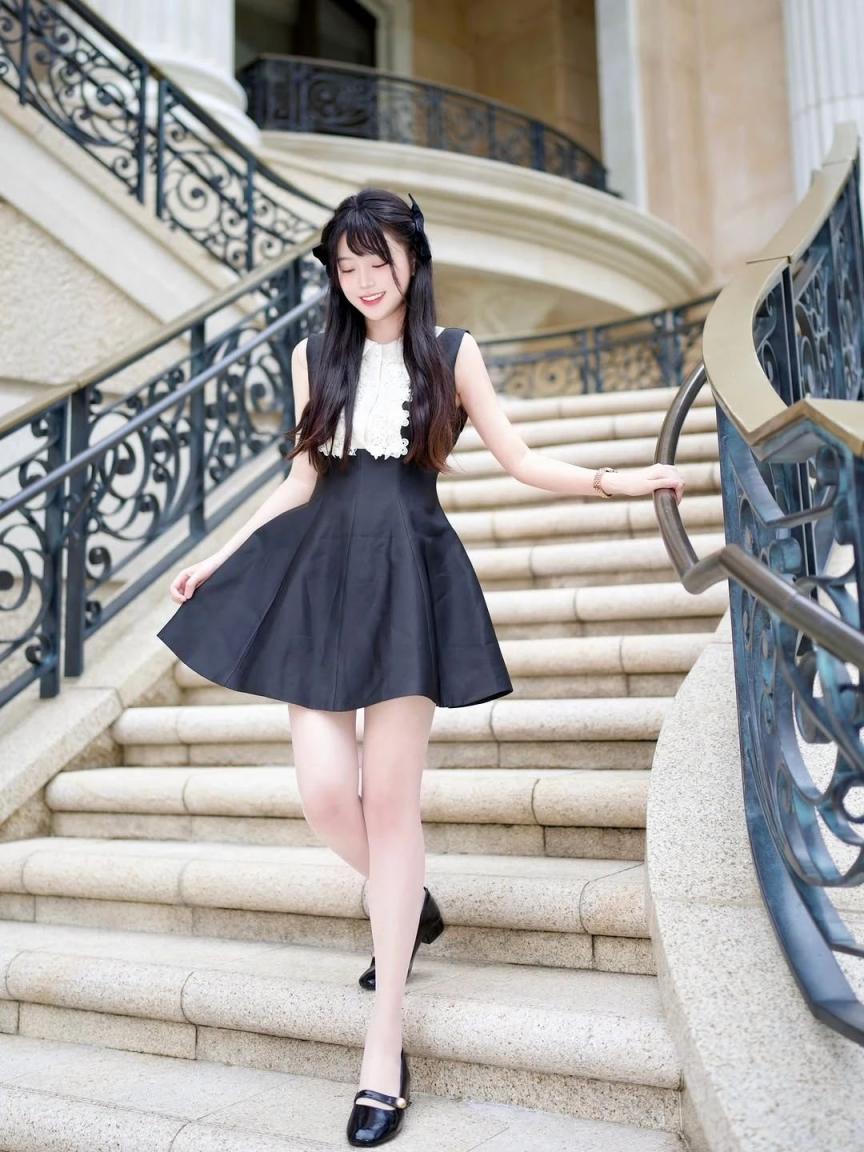 满屏大长腿，纤细柔美真好看