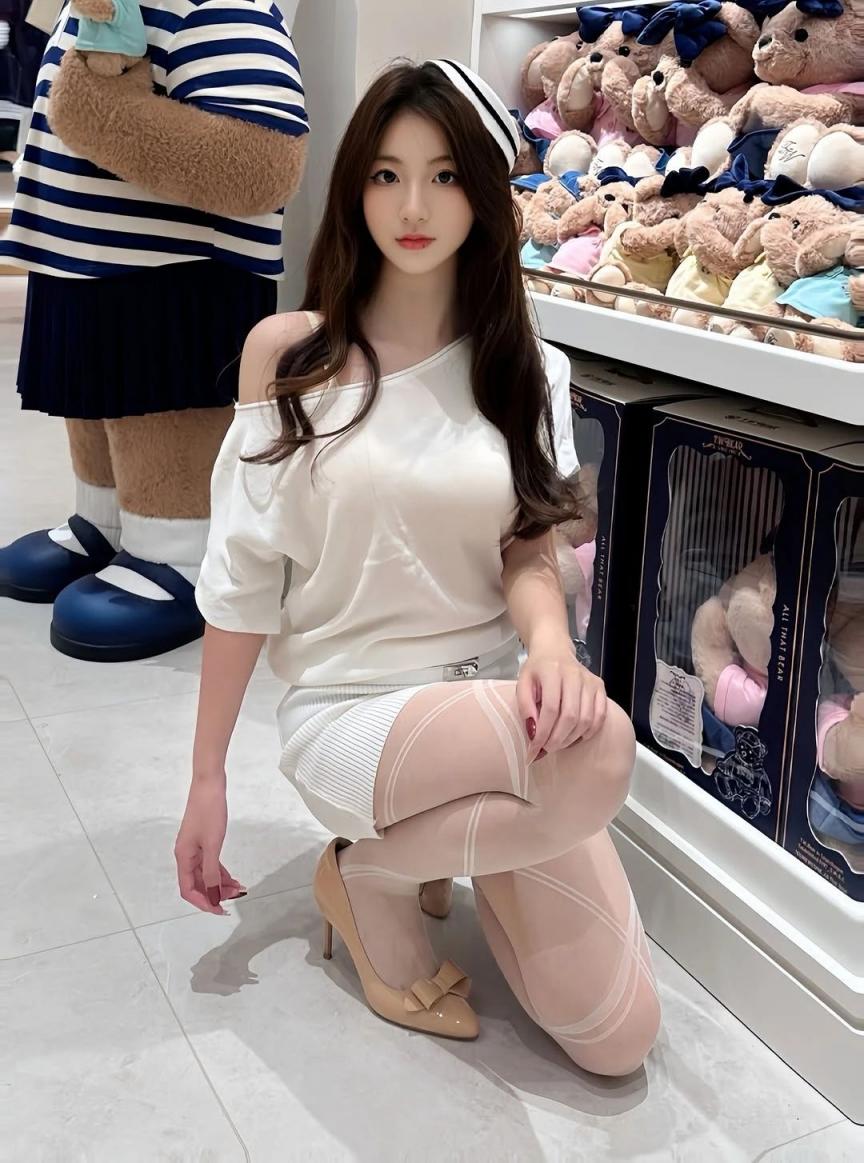 满屏大长腿，纤细柔美真好看