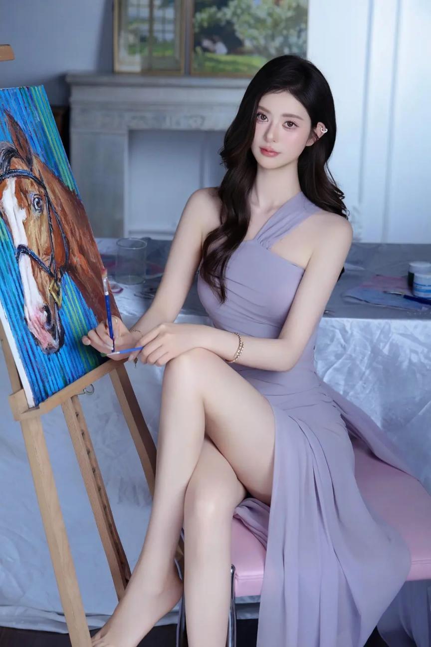 大长腿身材太顶了