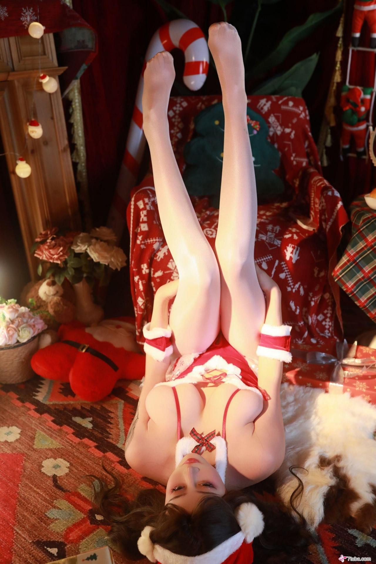 性感美图 圣诞麋鹿