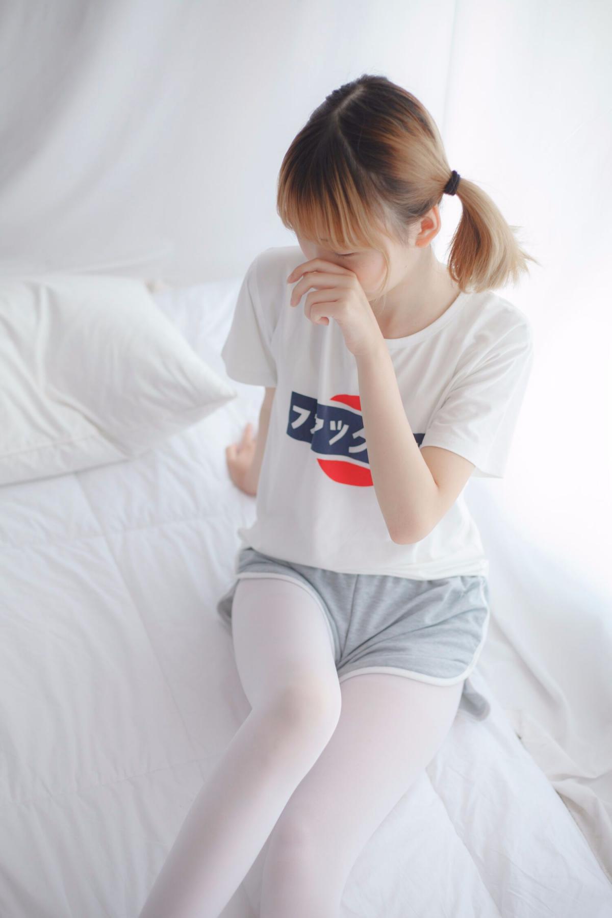 少女秩序写真 白丝休闲短裤