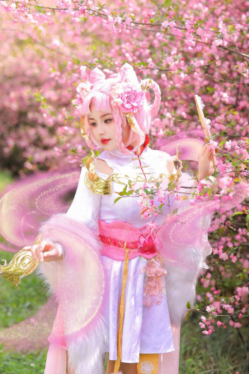 樱花树下的顶级白虎