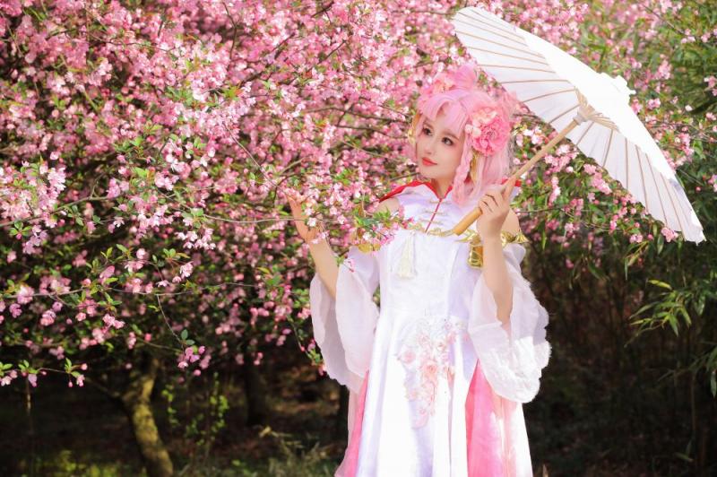 樱花树下的顶级白虎