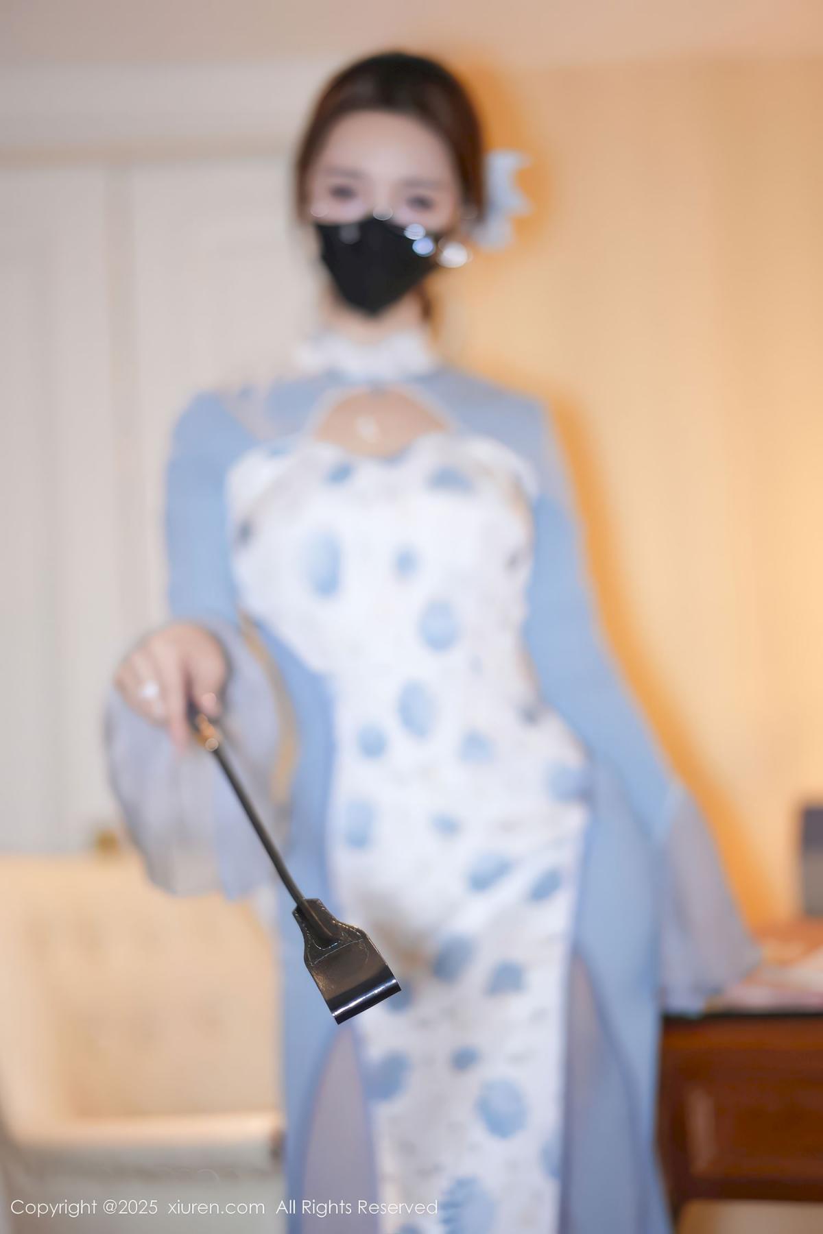 Twins-桃桃蓝色连衣裙白丝主题美丽写真