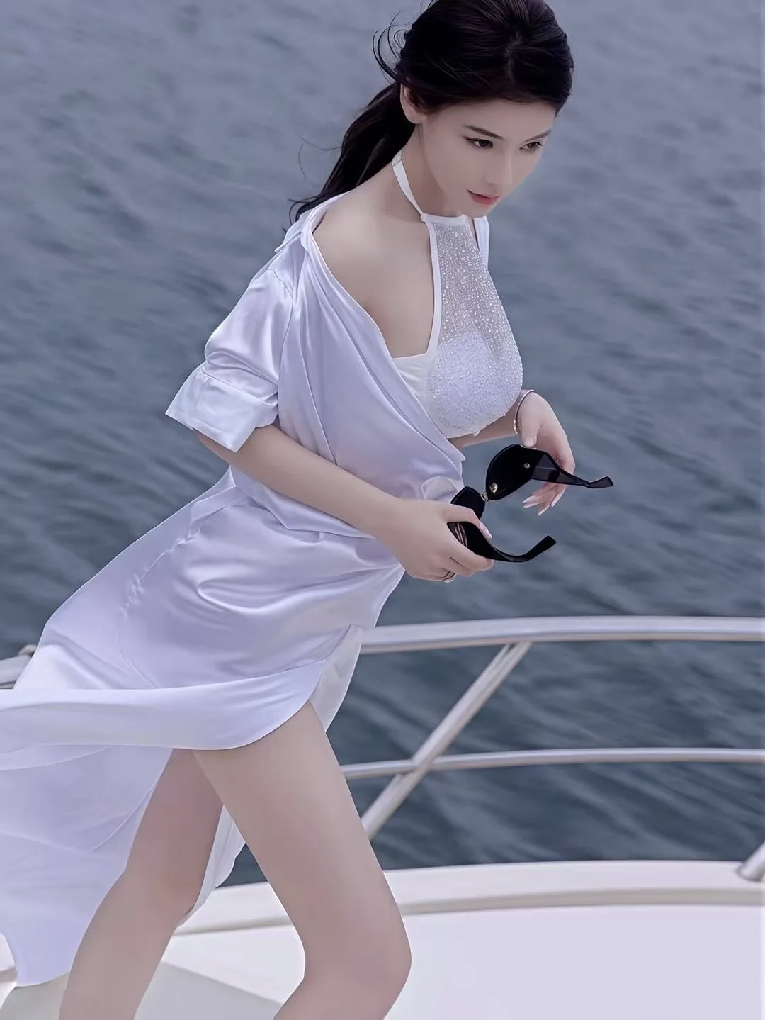 包臀裙，高跟肉丝大长腿