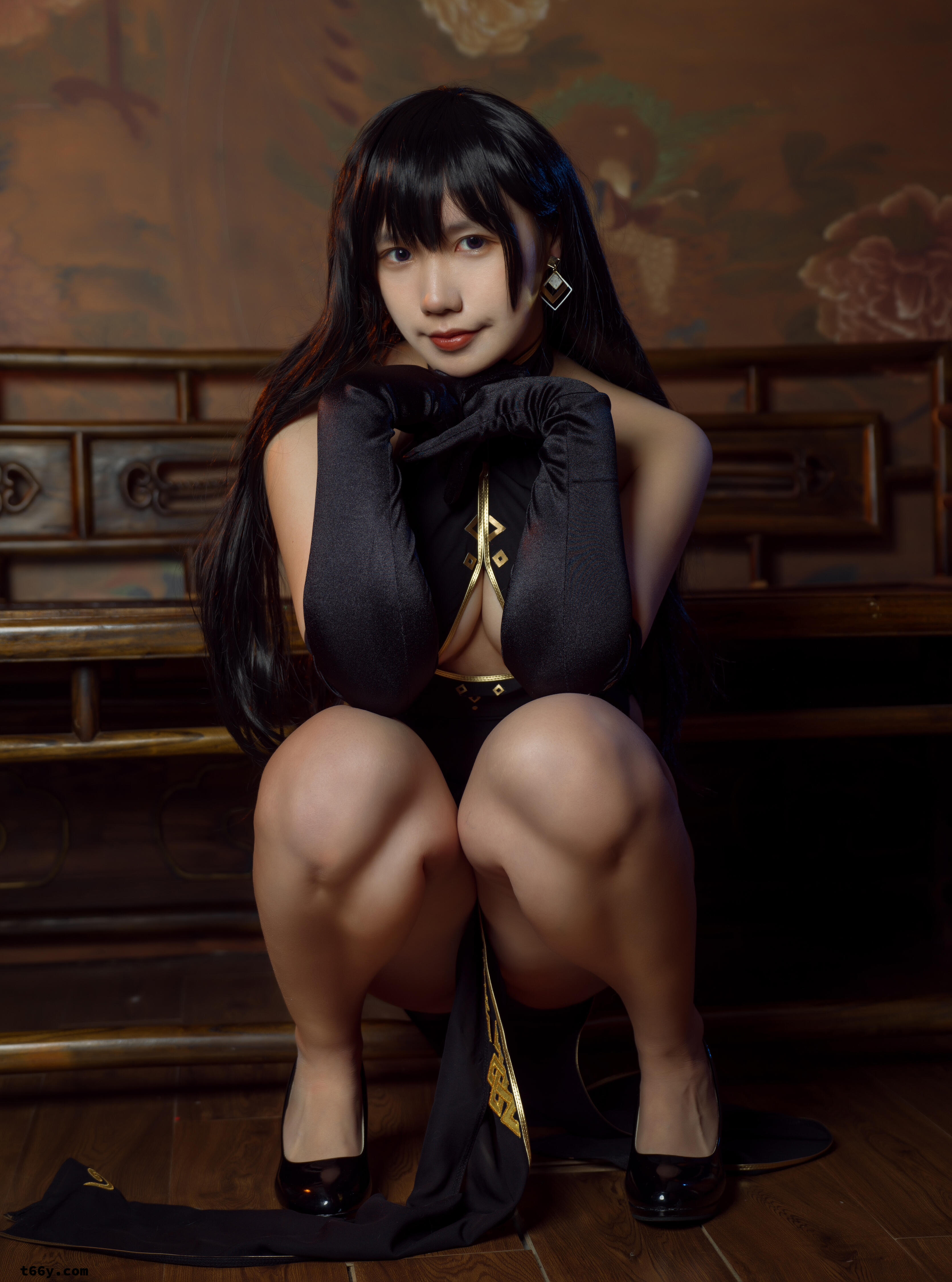 青春的面庞丰满的身体 麻花酱----特典旗袍